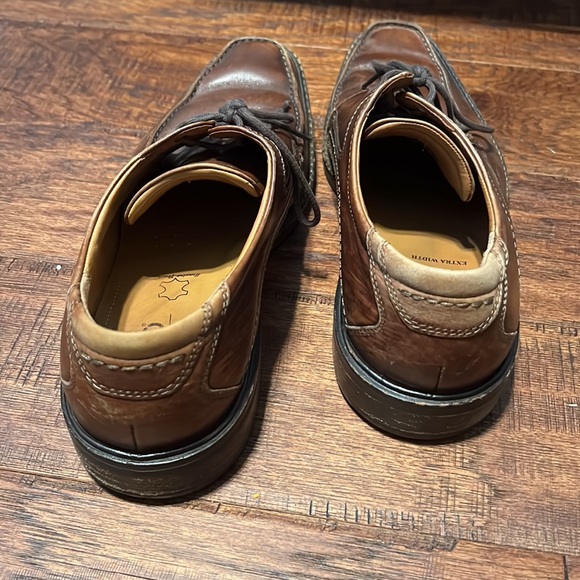 Ecco Men's Brown Leather Oxford Shoes - Picture 6 of 8